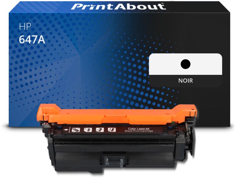 Toner compatible HP 647A (CE260A) - Noir