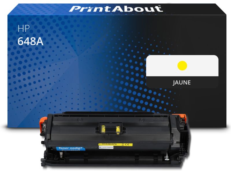 Toner compatible HP 648A (CE262A) - Jaune
