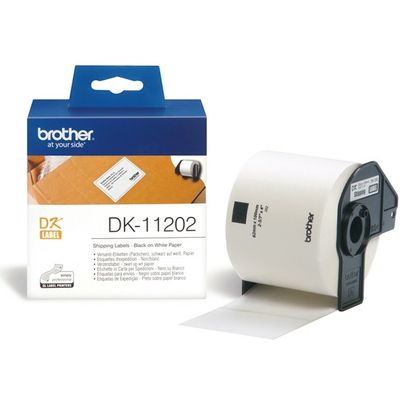 Brother DK-11202 - (62 mm x 100 mm) - Noir sur blanc - Étiquette