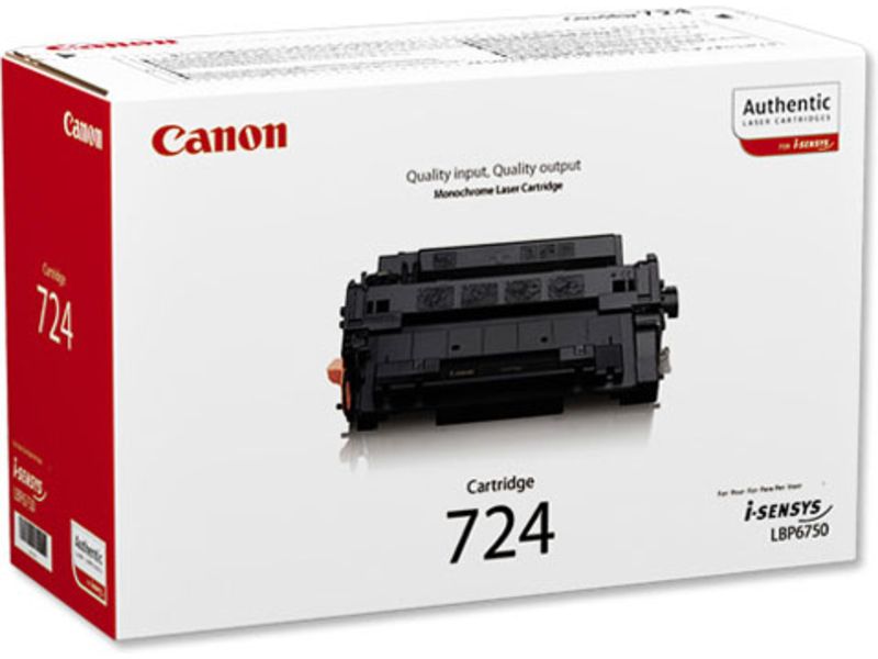 Canon 724 Toner Zwart