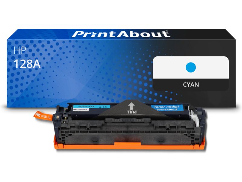 Toner compatible HP 128A (CE321A) - Cyan