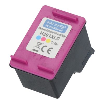 Cartouche compatible HP 301XL (CH564EE) - 3-couleurs - Grande capacité