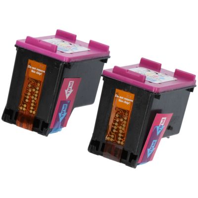 Cartouche compatible HP 301XL (D8J46AE) - pack de 2 - 3 couleurs - Grande capacité - Multipack