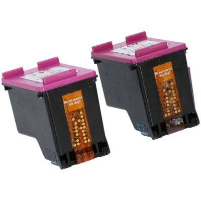 Cartouche compatible HP 301XL (D8J46AE) - pack de 2 - 3 couleurs - Grande capacité - Multipack