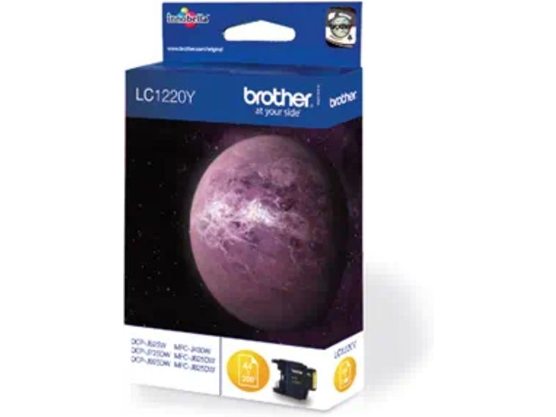 Brother LC-1220Y Inktcartridge Geel