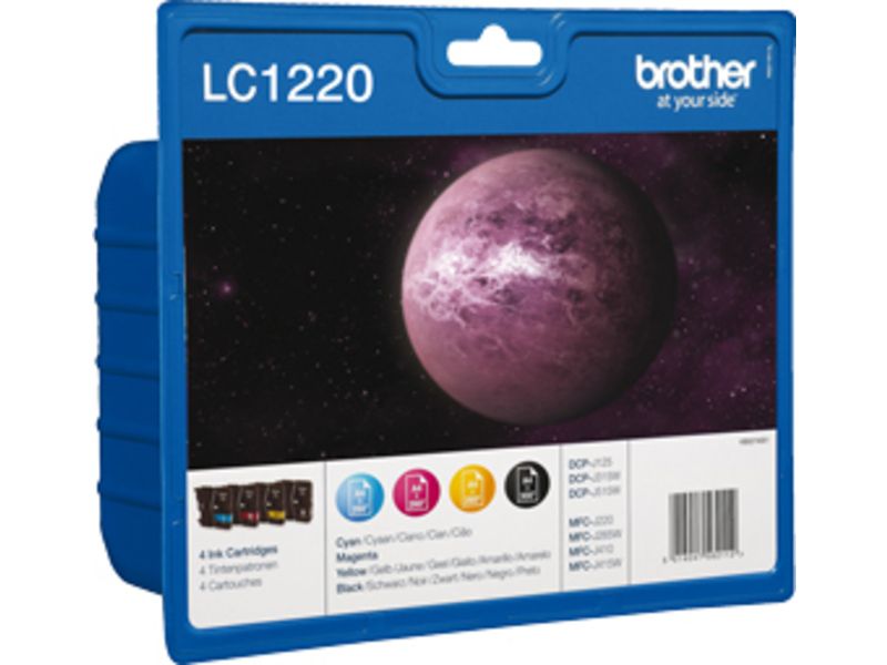 Brother LC-1220VALBP Inktcartridge 4-kleuren Multipack