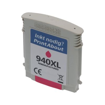 Cartouche compatible HP 940XL (C4908AE) - Magenta - Grande capacité