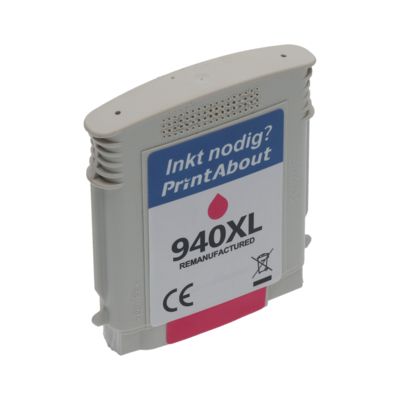 Cartouche compatible HP 940XL (C4908AE) - Magenta - Grande capacité