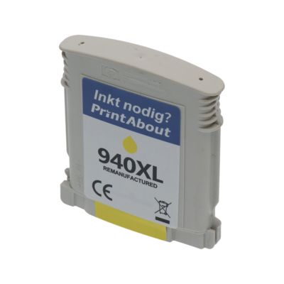 Cartouche compatible HP 940XL (C4909AE) - Jaune - Grande capacité
