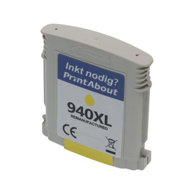 Cartouche compatible HP 940XL (C4909AE) - Jaune - Grande capacité