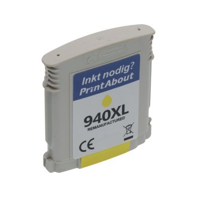 Cartouche compatible HP 940XL (C4909AE) - Jaune - Grande capacité