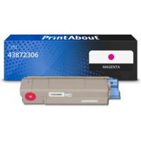 Toner compatible OKI 43872306 - Magenta