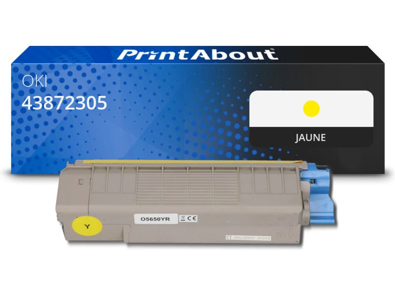 Toner compatible OKI 43872305 - Jaune
