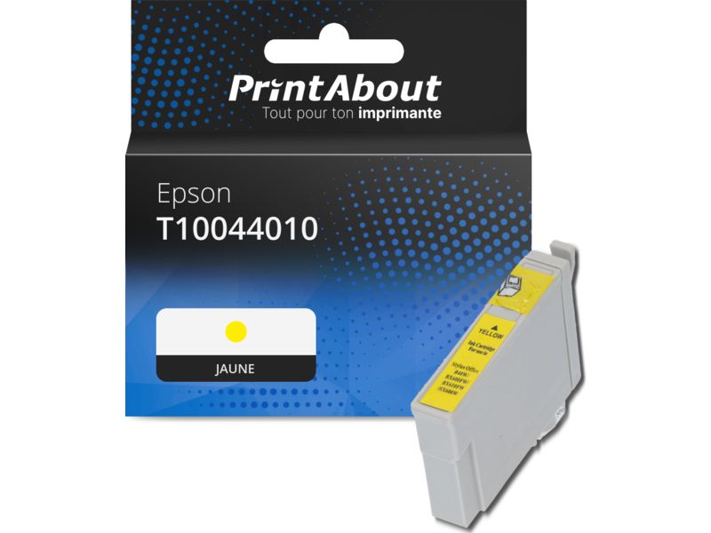 Cartouche compatible Epson T10044010 - Jaune