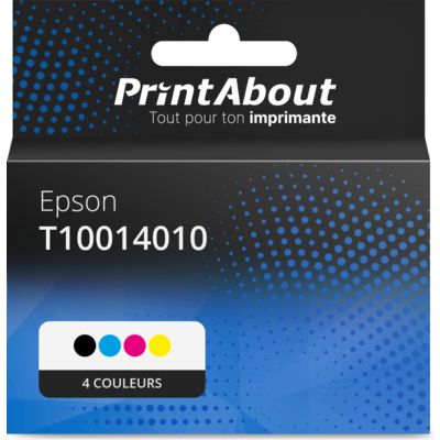 Cartouche compatible Epson T10014010 - 4 couleurs - Multipack
