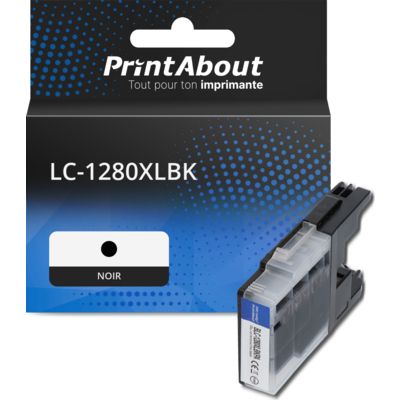 Cartouche compatible Brother LC-1280XLBK - Noir - Grande capacité