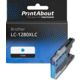 Cartouche compatible Brother LC-1280XLC - Cyan - Grande capacité