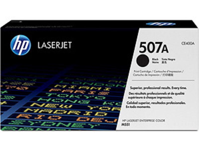 HP 507A (CE400A) Toner Zwart