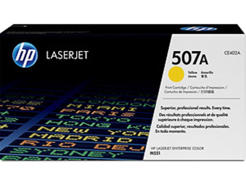HP 507A (CE402A ) Toner Geel