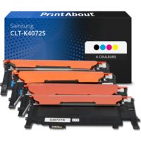 Toner compatible Samsung CLT-P4072C (SU128A) - 4 couleurs - Multipack