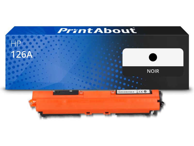 Toner compatible HP 126A (CE310A) - Noir