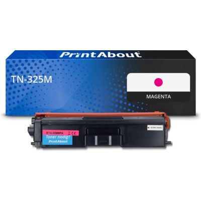Toner compatible Brother TN-325M - Magenta - Grande capacité