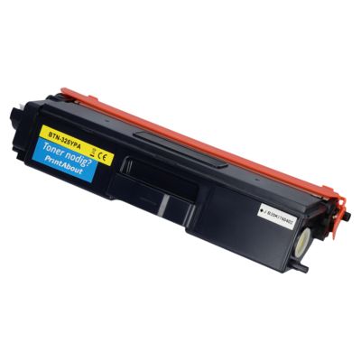 Toner compatible Brother TN-325Y - Jaune - Grande capacité