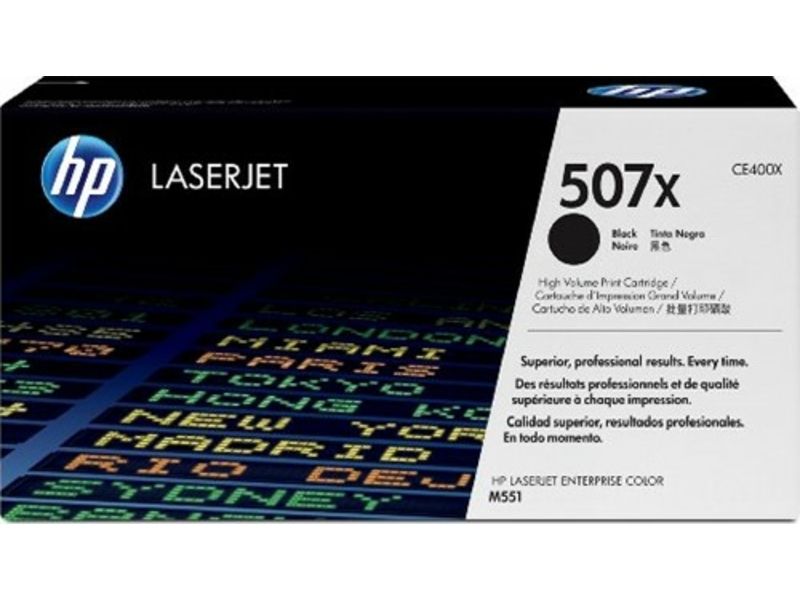 HP 507X (CE400X) Toner Zwart Hoge capaciteit