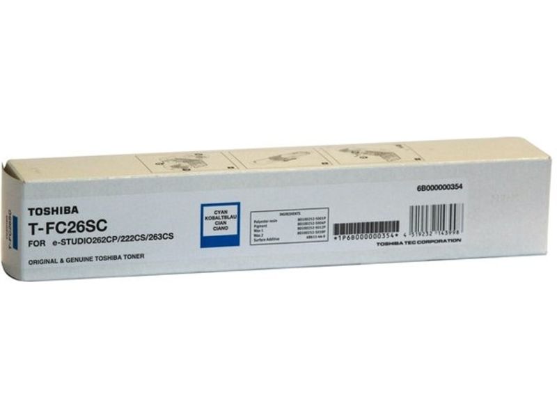 Toshiba T-FC26SC Toner Cyaan