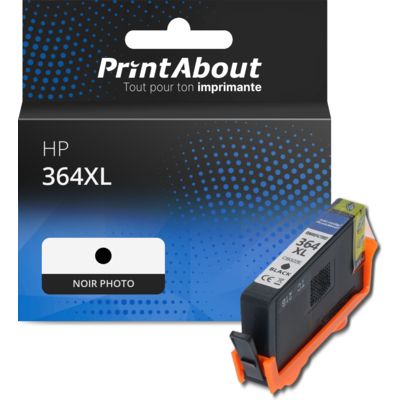 Cartouche compatible HP 364XL (CB322EE) - Noir photo - Grande capacité