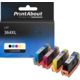 Cartouche compatible HP 364XL (N9J74AE) - 4 couleurs - Grande capacité - Multipack