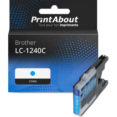 Cartouche compatible Brother LC-1240C - Cyan