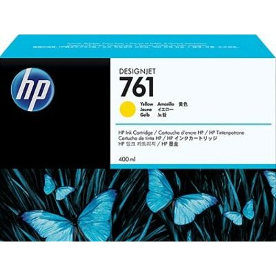 HP 761 (CM992A) - Jaune - Cartouche d'encre