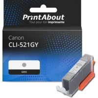Cartouche compatible Canon CLI-521GY - Gris