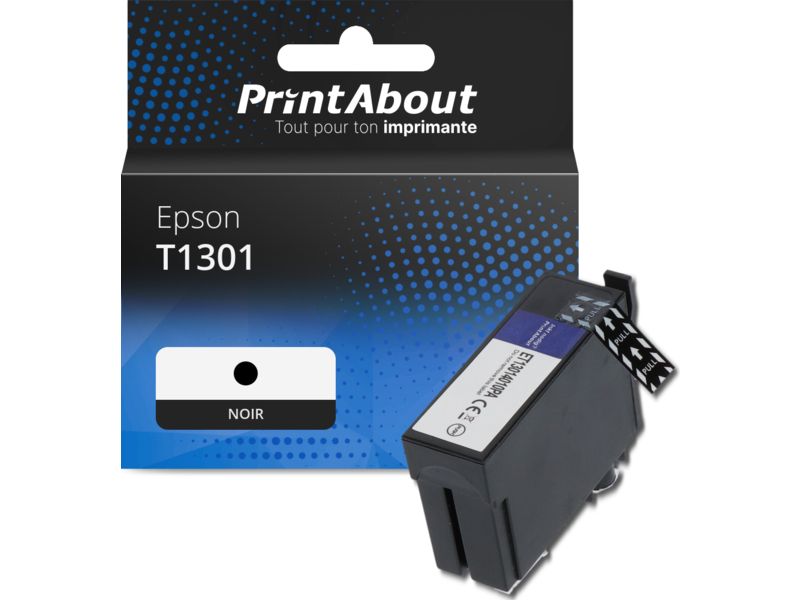 Cartouche compatible Epson T1301 - Noir - Grande capacité