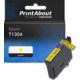 Cartouche compatible Epson T1304 - Jaune - Grande capacité