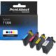 Cartouche compatible Epson T1306 - 4 couleurs - Grande capacité - Multipack