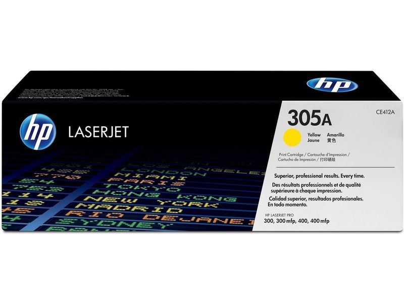 HP 305A (CE412A) Toner Geel