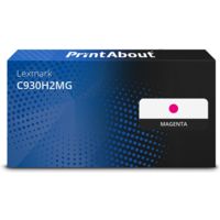 Toner compatible Lexmark C930H2MG - Magenta - Grande capacité