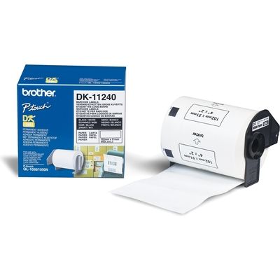 Brother DK-11240 - (51 mm x 102 mm) - Noir sur blanc - Étiquette
