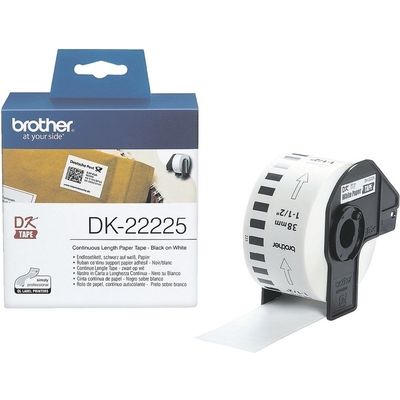 Brother DK-22225 - (38 mm) - Noir sur blanc - Étiquette