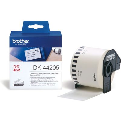 Brother DK-44205 - (62 mm) - Noir sur blanc - Étiquette