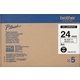 Brother HG-251v5 - (24 mm x 24 mm) - Noir sur blanc - Ruban