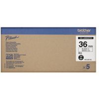 Brother HGe-261v5 - (36 mm) - Noir sur blanc - Ruban