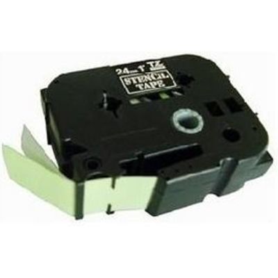 Brother STe-151 - (24 mm x 24 mm) - Noir sur transparent - Ruban