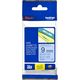 Brother TZe-521 - (9 mm) - Noir sur bleu - Ruban