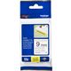 Brother TZe-S221 - (9 mm) - Noir sur blanc - Ruban