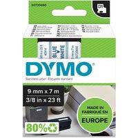 Dymo 40914 (S0720690) - (9 mm) - Bleu sur blanc - Ruban