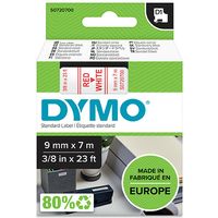 Dymo 40915 (S0720700) - (9 mm) - Rouge sur blanc - Ruban