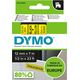 Dymo 45018 (S0720580) - (12 mm) - Noir sur jaune - Ruban